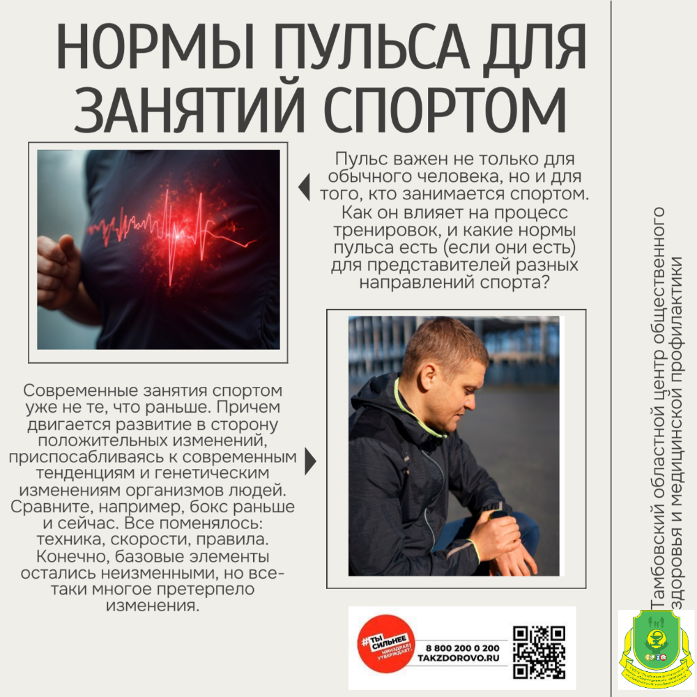 Нормы пульса для занятий спортом