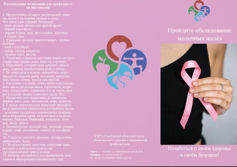 Профилактика рака молочной железы 