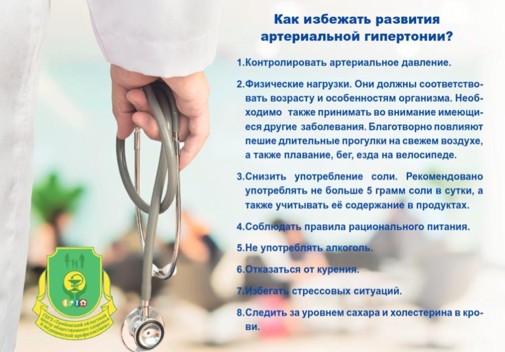 Как избежать артериальной гипертонии?