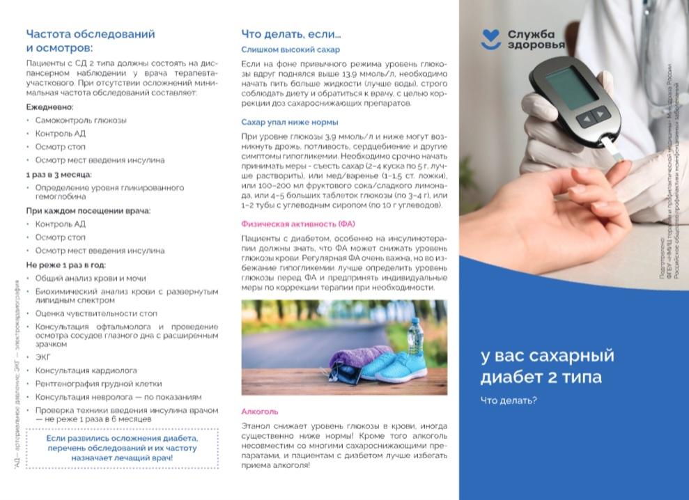 У вас сахарный диабет 2 типа?
