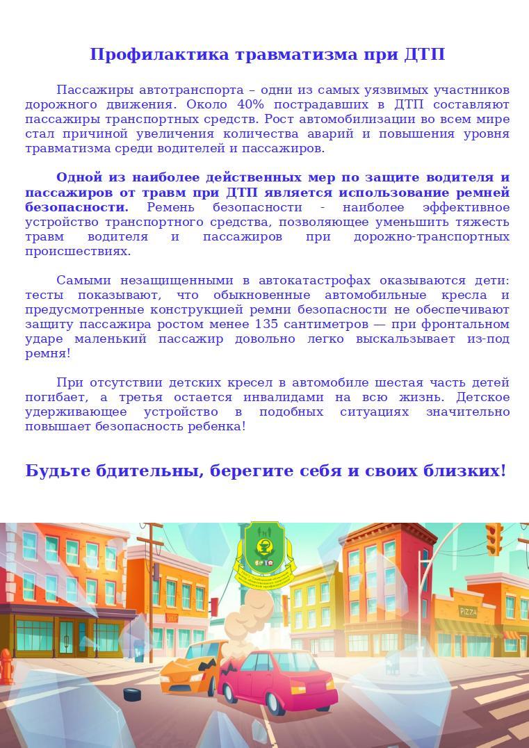 Профилактика ДТП